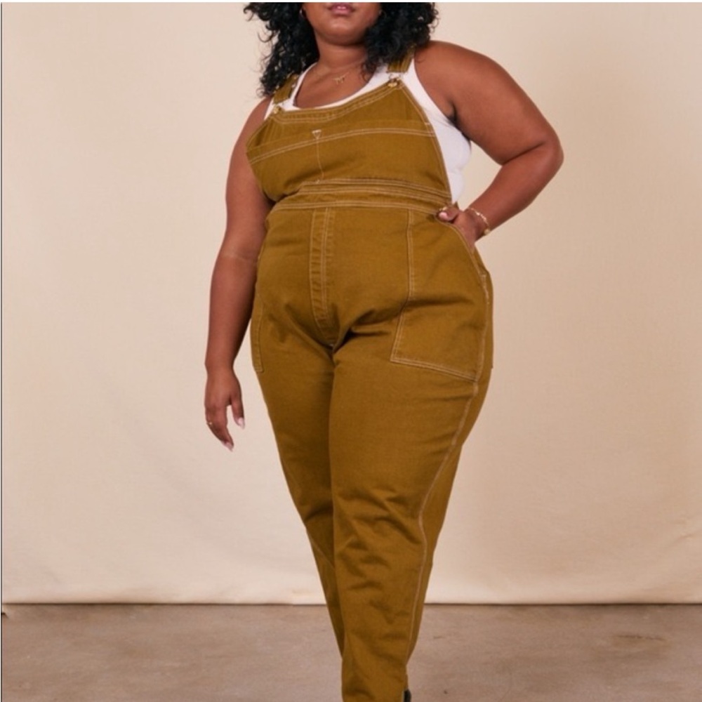 Big Bud Press Overalls in Tan/Khaki Size L